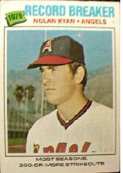 1977 Topps Baseball Cards      234     Nolan Ryan RB